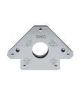 Heavy Duty Magnetic Welding Holder With 45 90 135 And 180 Degree Angle Positioning Tool, 50kg capacity for secure metal welding.