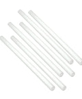 Six Round Acetal Copolymer Rods One Quarter Inch Diameter And Twelve Inch Length POM C Opaque White Workhorse For Non Marring Fixtures And Precision Machining Standard Tolerance Durable Plastic Rods, six white rods