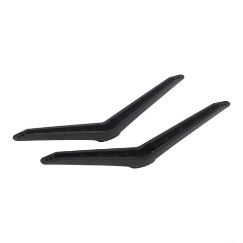 All In One TV Stand Base Kit With No Drill Mounting Bracket Replacement Legs For Television ABS Support Black Finish