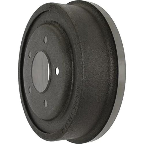Centric C-Tek standard rear replacement brake drum for Ford, dark gray metal finish