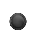Front view of Plymouth Hall And Closet Passage Door Knob Matte Black Non Locking Interior Door Hardware With Self Aligning Screws