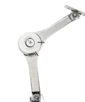 2 Pack Heavy Duty Toy Box Hinges With Soft Close Lid Support Beefed Up 50 Lb Capacity close-up of metal hinge mechanism
