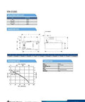 Little Giant VCMA-20ULST condensate pump (White/Black) datasheet page with diagrams and dimensions.
