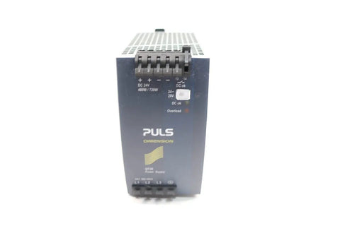 QT20.241 Switching Power Supply 380-480V AC To 24-28V DC 20A Beefy Output For Industrial Equipment And Control Panels Durable And Reliable Power Converter, front view