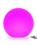 LED Glowing Ball Light Cordless 8 Inch With 16 Color Changing Options And 4 Light Modes Fade Smooth Flash Strobe Rechargeable