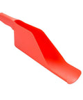 Gutter Getter Scoop Red Gutter Cleaning Tool With Long Reach Handle, heavy duty scoop displayed on white background