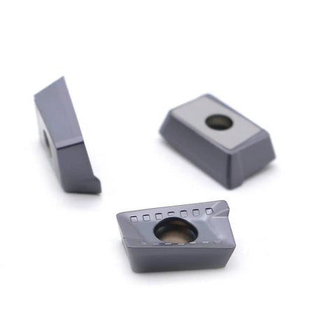 APKT1003PDSR30 CNC Carbide Milling Inserts for Metal Cutting Indexable Tools, square shoulder, PVD grey nanocomposite coated