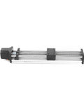 Heavy Duty Ball Screw Linear Stage With Nema 23 Stepper Motor, 300mm Stroke, CNC Linear Guide Rail, Precise 0.03mm Accuracy, 40 to 100mm Per Second Speed, 12mm Ball Screw, 4mm Lead, Handles 30 to 50 kg Horizontal, 15 kg Vertical, side view