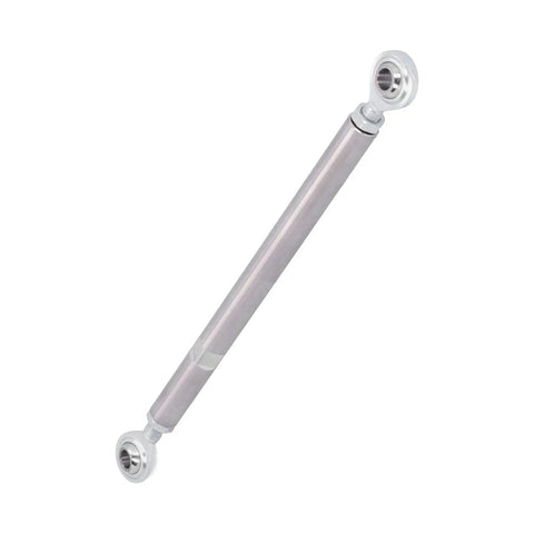 Adjustable Alternator Tensioning Rod With Heim Joint 8.5 Inch Length Heavy Duty Alternator Bracket Accessory For SBC BBC Chevy 350 454 Engines Easy Mount And Precise Tension stainless steel rod with Heim joints