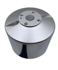 Top view of Powerful 2KW DC Brushless Drone Motor Sensorless For UAVs Class 4000RPM showing metallic cylindrical design