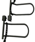 XTC Fat Tire Wheel Hoops Fat Bike Conversion Kit with Rubber Retention Straps for XTC Series Racks, metal bike rack parts visible