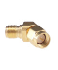 3 Pack SMA Male to SMA Female FPV Antenna Adapters Pro Grade Gold Plated Connectors, side view, showing 50 Ohm RF Adapter detail.