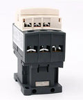 Heavy Duty Three Phase Contactor 25A 120V Coil 3 Pole 3NO 440V AC Contactor for motor control, industrial grade, front view.