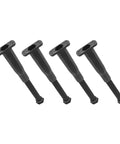 4 Pack Adjustable Furniture Legs For Bed Frames And Cabinets Heavy Duty Steel And Plastic Built Tough With Smooth No Burrs Surface