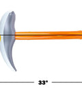 Inflatable Pick Axe Prop 33 Inch Wood And Silver Mining Tool For Party Decor And Themed Events Lightweight And Easy To Inflate