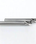 Two 1/4in HSS cobalt spotting drills with 90° and 120° tips, set of 2