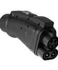Close-up view of the Road Ready CCS To CHAdeMO EV Fast Charging Adapter DC 1000V 250A Japanese Plug And Play connector.