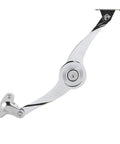 Soft Close Lid Support Hinge For Cabinets And Drawers Folding Lid Stay Black Finish Heavy Duty Home Hardware side view