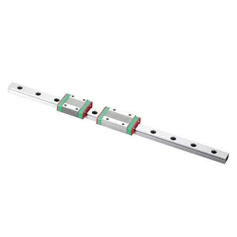 Two Pack MGN12 And MGN15 Linear Rails 100mm To 1000mm With Slide Blocks For 3D Printer And CNC Accessory Kit, High Precision Hardened Steel Ball Bearing Guide