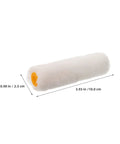 Sturdy 15 Piece Mini Paint Rollers With Thick White Cotton Covers For Walls And Cabinetry, 3.93 in long, compact for easy use.