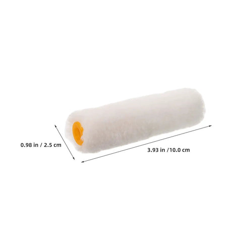 Skip The Stress And Grab This 15 Piece Mini Paint Roller Set Featuring Replaceable 4 Inch Cotton Sleeves And Lint Free Covers For Smooth Wall Door And Furniture Painting, 4 inch cotton roller sleeve.