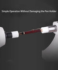 MT2 Morse Taper Lathe Pen Press for Effortless Woodturning Projects and Smooth Pen Assembly showing simple operation without damage.