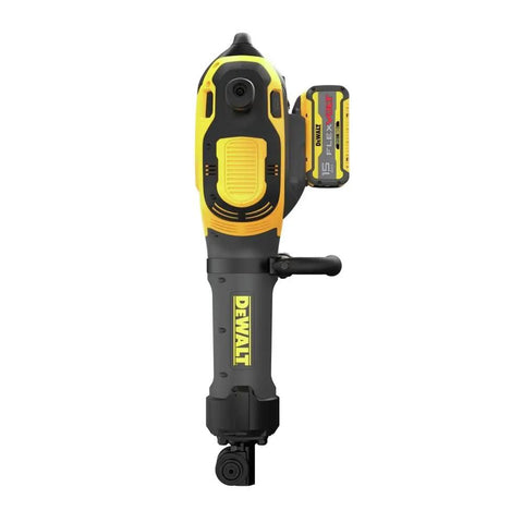 Pro 60V Brushless Breaker Hammer Kit Built As A Straight Shooter Heavy Hitter for breaking down concrete with a battery pack.