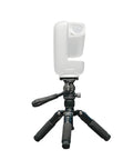 Mini Tripod With Hydraulic Head For Mini And 3 Smart Telescopes, 1 Quarter Inch Thread, Lightweight Aluminum, front view.