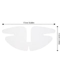 50 Piece Pvc Butterfly Collar Stays Double Layer Shirt Inserts to keep your daily fits fresh and sharp all day long. 17cm size.