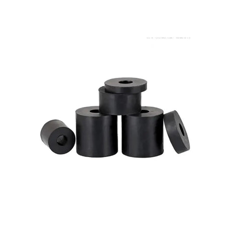 Stack of Heavy Duty No Nonsense Sound Dampening Foot Pad For AC Units, Thickened Rubber Foam Sandwich Cushion Reduces Vibration