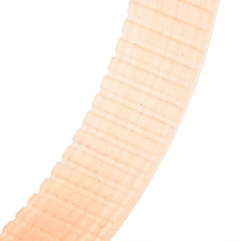 High Performance 3-Piece V-Belt Replacement Kit Perfect For Your 2012NB Planer Fits 6PJ348 And 6PJ246 Models With Smooth Quiet Operation For Serious Woodworking Projects., orange rubber V-belt close-up