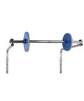 Heavy Duty Wall Mount Bubble Wrap Dispenser Features Solid Galvanized Steel Rack That Grips Large Cushioning Rolls Tight For Packing Stations And Shipping Jobs In Warehouse Settings.