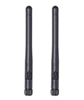 Dual Band WiFi Antennas 2.4GHz And 5GHz Omni Directional 3dBi RP-SMA Male 2-Pack For PC Router displayed upright