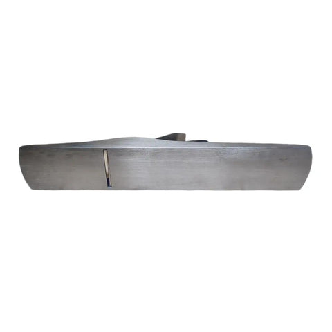 Kick Some Sawdust With This Solid Cast Iron Jack Plane Number Six side view showing adjustable iron setup and sharp blade.