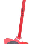 Heavy Duty Machinery Skates Featuring Killer 4409 Pound Load Rating And Smooth Rolling 360 Swivel Polyurethane Rollers on red skate