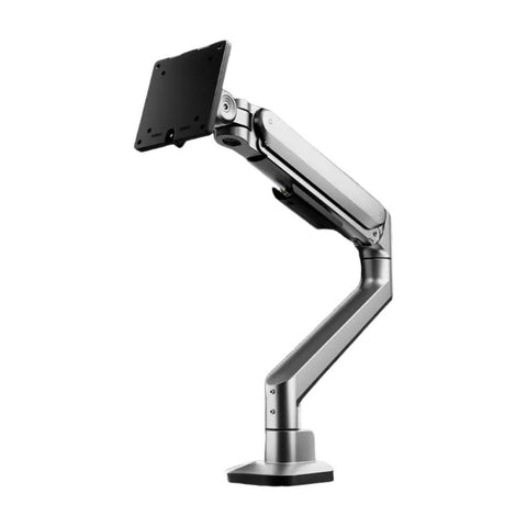Premium Heavy Duty Monitor Mount Crafted With Rock Solid Articulating Arms And Seamless Glide Adjustment For Ultimate Desk Flex and ergonomic use.