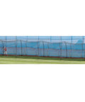 Xtender 48Ft Home Batting Cage With Foam Padding, Heavy Duty Nylon Netting, Steel Ground Stakes, Built In Pitching Machine Harness setup