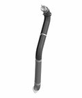 Single Exhaust Pipe Assembly For ATV And UTV Vehicles OEM Part 1261551 Replacement Exhaust Tube, shown in full length, angled view