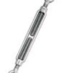 Hella Strong Galvanized Steel Jaw And Jaw Turnbuckle designed for tensioning in commercial builds with sturdy jaw ends.