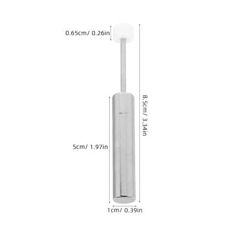 Soft Close Damper for Trash Can Lids Replacement, 55-59 N Hydraulic Piston for Garbage Bins, shown with dimensions