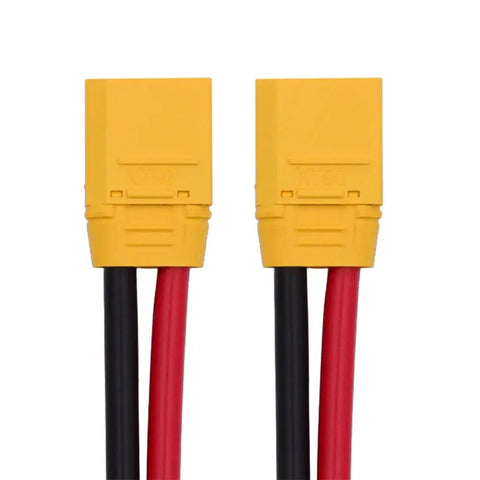 XT90 Male To Male 10AWG Extension Cable For RC Battery And Portable Power Station Solar Panel Charger Lead 1.6ft With Low Resistance
