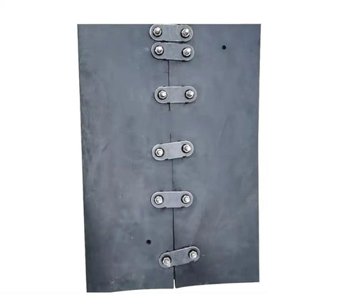 10 Pack 75mm Conveyor Belt Fasteners And Rubber Sheet Clips For Repair And Maintenance on black conveyor section