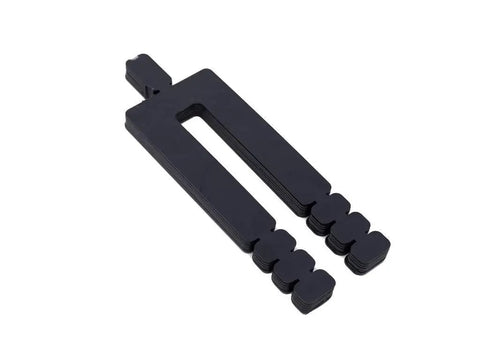 Heavy Duty Black Plastic Stack Shims Pack Of 128 For Precise Leveling In Home And Commercial Projects Including Windows Doors And Architectural Installations Made In USA Free Fast Shipping