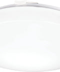 14 Inch Round LED Flush Mount Ceiling Light, Low Profile Modern Fixture With Dimmable 4000K Cool White, Energy Efficient