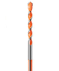 Heavy Duty Tungsten Steel Glass Tile And Concrete Punch Drill Bits Kit With Precise Triangle Tip with orange spiral design.