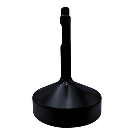 Beefy 200mm Post Hole Knocker Attachment For Mini Digger Excavator And Hydraulic Breaker, 35mm Shank, Forged Steel With Black Powder Coat