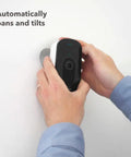 Indoor WiFi Security Camera With 1080p HD Video, 180 Degree Field Of View, Clear Night Vision, Auto Pan And Zoom, 2 Way Audio