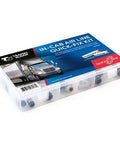 Heavy Duty Quick Fix Rer Kit In Cab Air Line Assembly For Pai Trucking Systems Smooth Pneumatic Hose Replacement in plastic case.