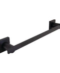 Lura 24 Inch Towel Bar In Matte Black With A Dope Designer Vibe By Clodagh, Holds Up To 50 Pounds, Minimalist Bath Organizer