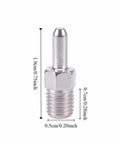 8 Piece Bike Chain Breaker Replacement Pins And Thimbles Set with steel pin showing size dimensions for chain maintenance